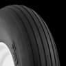 CARLSTAR Flat Free Ribbed 4.00-6 (6X3.25 3.00 C .625 BB) Flat Free Ribbed Assembly