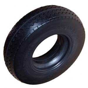 AMERITYRE Solid Hay Baler Black Zigzag Tire ONLY