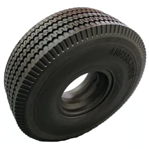 AMERITYRE Solid Hand Truck Black Zigzag Light Duty Tire ONLY