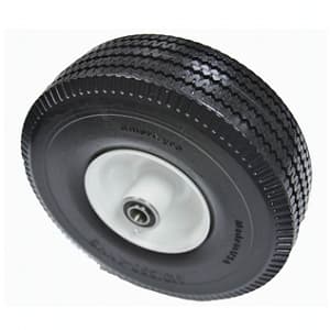 AMERITYRE Solid Hand Truck Black Sawtooth Tire & Wheel Assembly