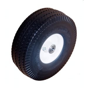 AMERITYRE Solid Hand Truck Black Zigzag Tire & Wheel Assembly