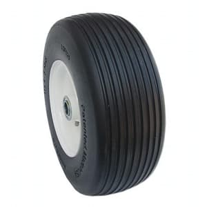 AMERITYRE Solid Mower Black Ribbed Tire & Wheel Assembly