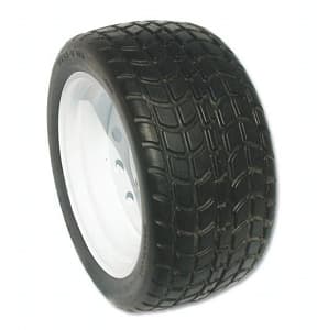 AMERITYRE Solid Golf Cart Black Turf Tire & Wheel Assembly (18X850-12)