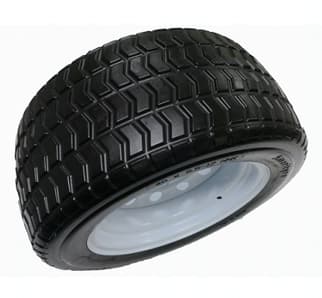 AMERITYRE Solid Golf Cart Black Turf Tire & Wheel Assembly (20X850-12)