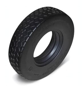 AMERITYRE Solid Wheelbarrow Black Knobby Tire ONLY