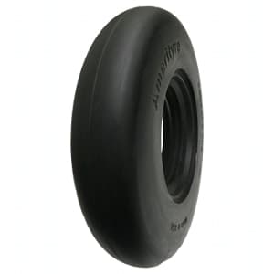 AMERITYRE Solid Wheelbarrow Black Smooth Tire ONLY