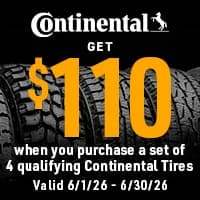 Continental Get a $110 Rebate
